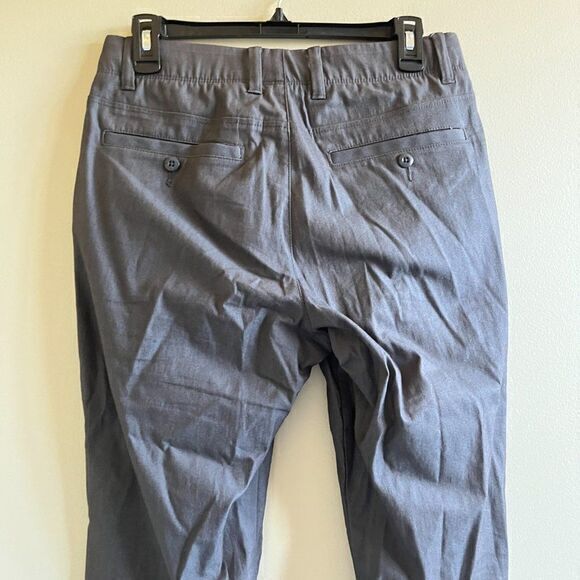 UNDER ARMOUR ATHLETIC DARK GRAY MENS SIZE 30W X 32L PANTS HIKING RUNNING - Picture 4 of 7